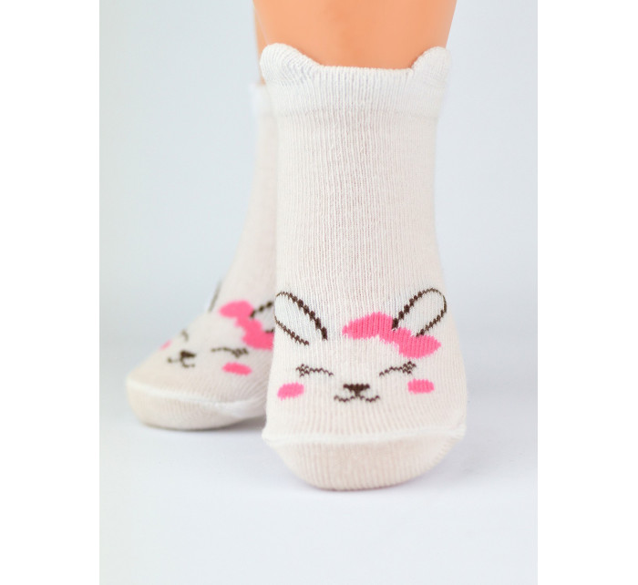 Dívčí ponožky Noviti SB019 M2 Girl Králíček 0-18 měsíců