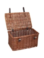 Košík na kolo proutěný přední 45x30x25cm BICYCLE GEAR