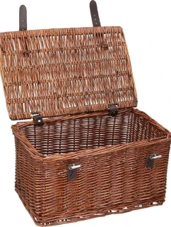 Košík na kolo proutěný přední 45x30x25cm BICYCLE GEAR