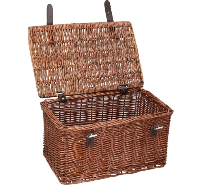 Košík na kolo proutěný přední 45x30x25cm BICYCLE GEAR