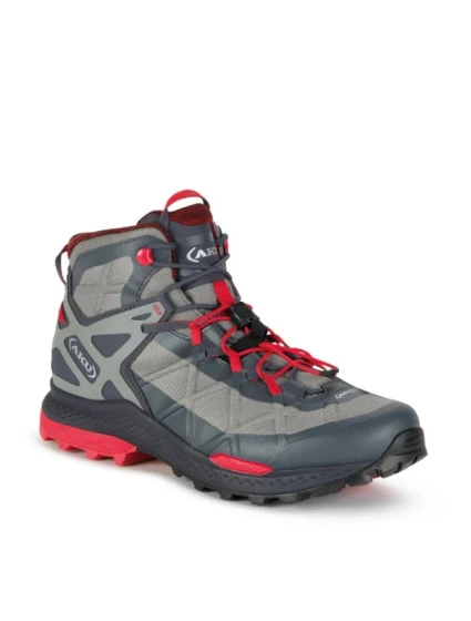 pánská kotníková obuv Goretex šedá červená model 21948444 - Aku