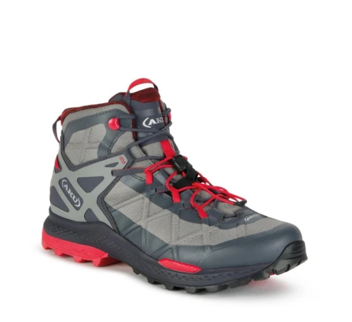 pánská kotníková obuv Goretex šedá červená model 21948444 - Aku