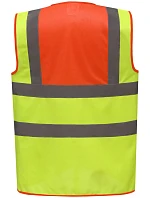 Yoko HVW 100 Hi-Vis bezpečnostní vesta 79.W100 hi vis orange/hi vis yellow Yoko HVW 100 Hi-Vis bezpečnostní vesta 79.W100 hi vis orange/hi vis yellow