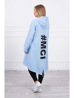 Modrá bunda s potiskem Modrá bunda s potiskem