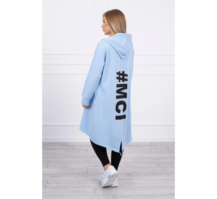 Modrá bunda s potiskem Modrá bunda s potiskem