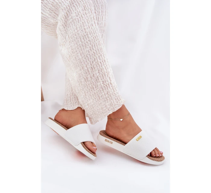 Dámské Pantofle Big Star RR274A103 Bílé Dámské Pantofle Big Star RR274A103 Bílé