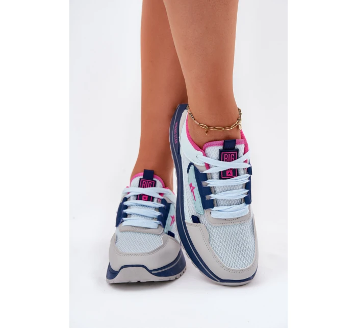 Dámské Sportovní Boty Na Platformě Big Star model 21694363 HIPOLY SYSTEM Modré - Big Star Shoes Dámské Sportovní Boty Na Platformě Big Star model 21694363 HIPOLY SYSTEM Modré - Big Star Shoes