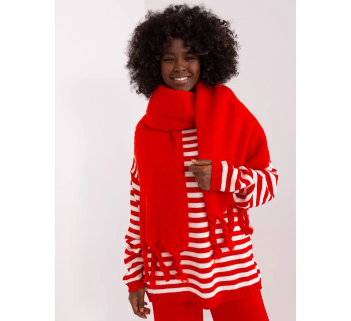 Szalik AT SZ model 19341570 czerwony - FPrice