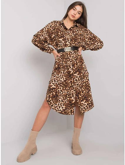 Šaty TW SK BI model 16086841 černá a béžová - FPrice Šaty TW SK BI model 16086841 černá a béžová - FPrice