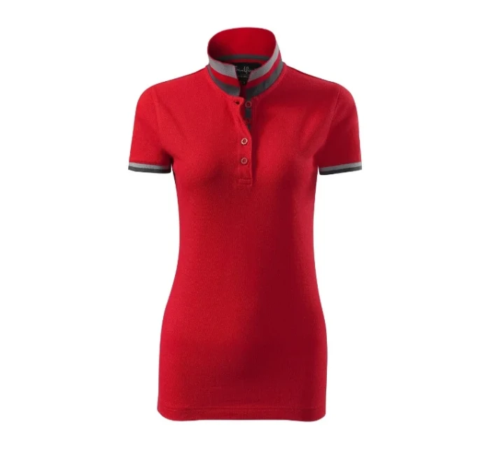 Collar Up polokošile dámská model 20632215 red - MALFINI, a.s.