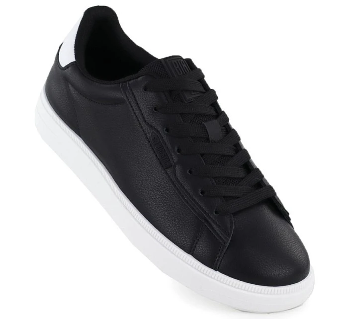 Pánské sportovní polobotky z eko kůže černé model 22060644 - Big Star Pánské sportovní polobotky z eko kůže černé model 22060644 - Big Star