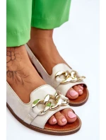 Dámské kožené sandály Lewski Boty model 21615996 - Boto