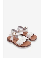 Klasické dětské sandály Bílé Izzy Klasické dětské sandály Bílé Izzy