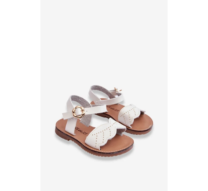 Klasické dětské sandály Bílé Izzy Klasické dětské sandály Bílé Izzy