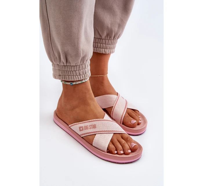 Dámské žabky Big Star NN274A058 Růžové