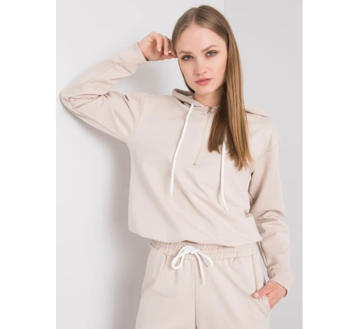 Halenka D10043O02713A světle béžová Halenka D10043O02713A světle béžová