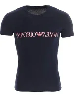 Pánské tričko 111035 1P516 00135 námořnická modrá - Emporio Armani