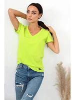 Dámské tričko Serek s krátkým rukávem hnědé - Off Pink