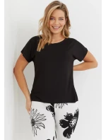 Pyžamo De Lafense 743 Elle kr/r S-2XL