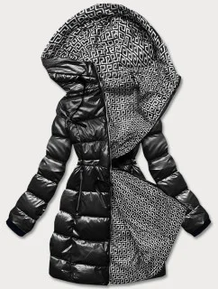 METALICZNA KURTKA DWUSTRONNA DAMSKA CZARNA model 21244080 - S'WEST