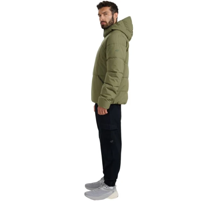 Pánská péřová bunda  khaki WAW25TDJA 43S pánské model 21727034 - 4F