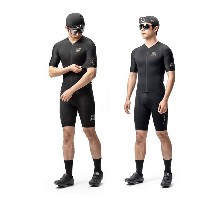 Cyklistický dres Diamond s krátkým rukávem velikost  černý model 22114117 - Rockbros