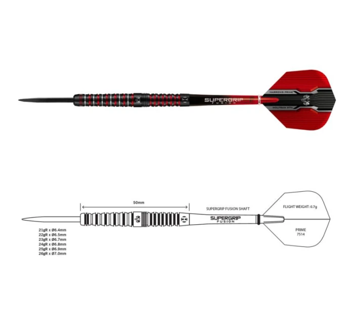 Šipky Infinity Steeltip model 21209249 - Harrows Šipky Infinity Steeltip model 21209249 - Harrows