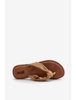 Dámské žabky Big Star LL274623 Beige Dámské žabky Big Star LL274623 Beige