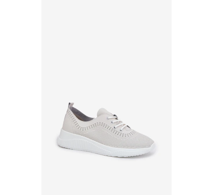 Dámské Kožené Sportovní Boty Vinceza 79532 Bílé Dámské Kožené Sportovní Boty Vinceza 79532 Bílé