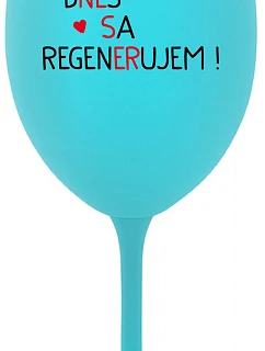DNES SA model 22163876 tyrkysový pohár na víno 350 ml - Giftela