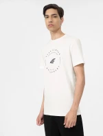 Pánské tričko H4L22-TSM029-12S bílé - 4F