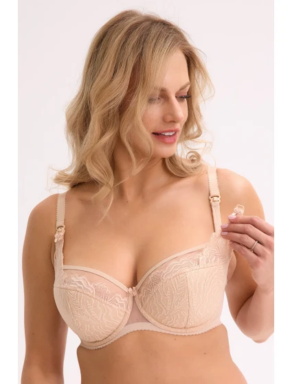 Dámská kojící podprsenka model 21494810 Béžová - Gaia