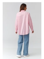 Košile s dlouhým rukávem model 224100 Makadamia Košile s dlouhým rukávem model 224100 Makadamia