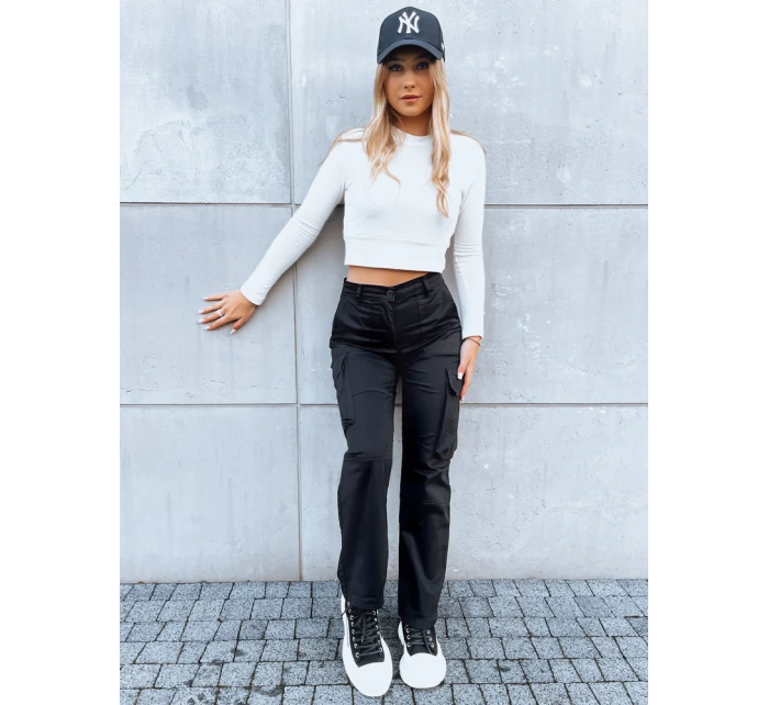 Dámské kalhoty black model 21971098 - Dstreet Dámské kalhoty black model 21971098 - Dstreet