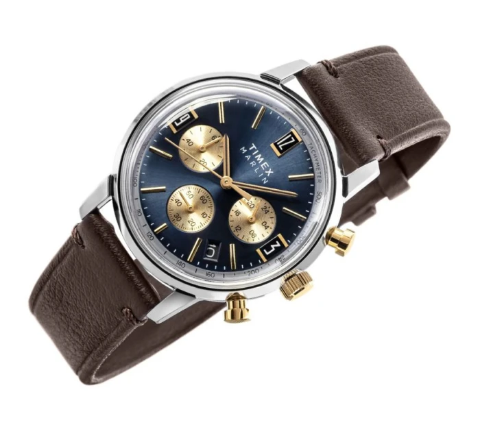 Pánské hodinky TIMEX Marlin® Chronograph Tachymeter TW2W60400 + BOX Pánské hodinky TIMEX Marlin® Chronograph Tachymeter TW2W60400 + BOX