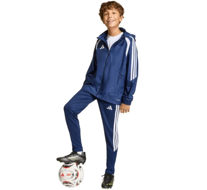 Dětská bunda adidas Tiro 26 League tmavě modrá JY9725 Dětská bunda adidas Tiro 26 League tmavě modrá JY9725