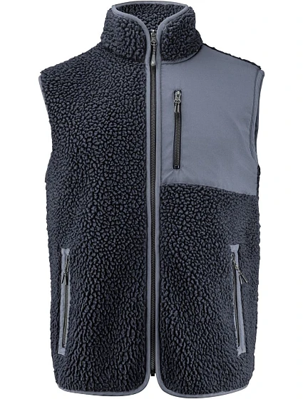 James Harvest Kingsley Fleece Vest Men Pánská fleecová vesta Sherpa "Two-Tone" 62.1501 navy James Harvest Kingsley Fleece Vest Men Pánská fleecová vesta Sherpa "Two-Tone" 62.1501 navy