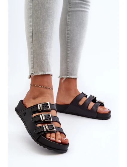 Dámské gumové pantofle model 21661679 Černé - Zaxy