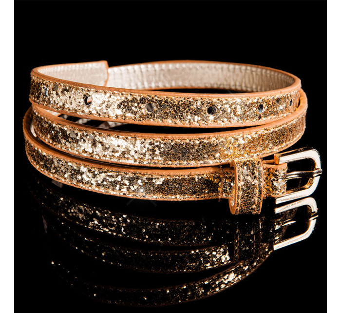 Trendy belt with glitter
