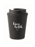 KÁVOHOLIK - černý termohrnek 300 ml