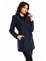 Dámský plášť 128510 tmavě modrý - Cabba Dámský plášť 128510 tmavě modrý - Cabba