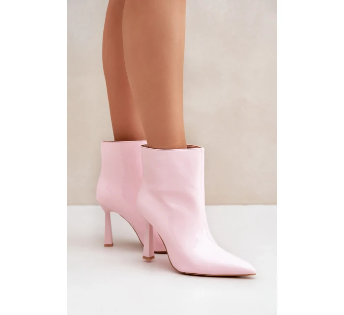 Boty na podpatku model 204685 Step in style Boty na podpatku model 204685 Step in style