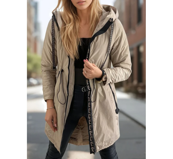Dámská přechodná bunda VERONI beige FashionStreet TY3213
