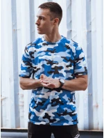 Pánské indigové moro tričko Dstreet RX5593