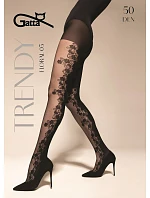 Punčocháče Trendy Floral vzor 50 model 22348032 - Gatta Punčocháče Trendy Floral vzor 50 model 22348032 - Gatta