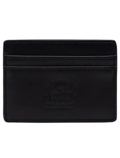 Herschel Charlie Kožená peněženka RFID 11146-00001 Black Jedna velikost