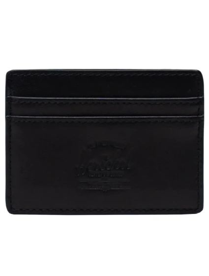 Herschel Charlie Kožená peněženka RFID 11146-00001 Black Jedna velikost Herschel Charlie Kožená peněženka RFID 11146-00001 Black Jedna velikost