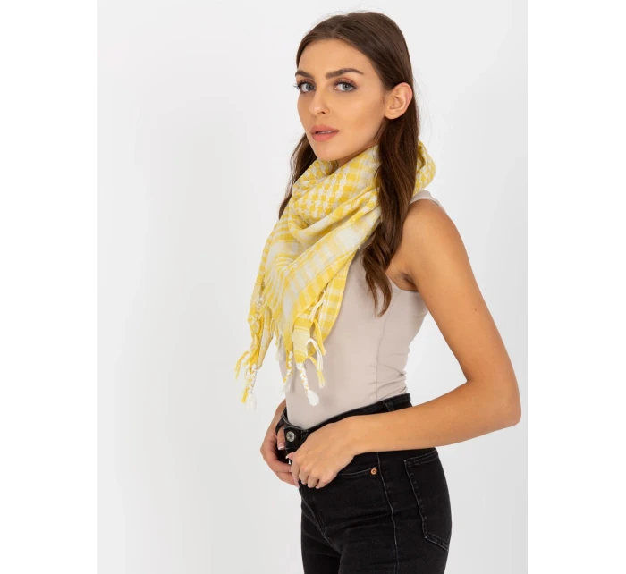 Šátek AT CH model 21307983 světle žlutý - FPrice Šátek AT CH model 21307983 světle žlutý - FPrice