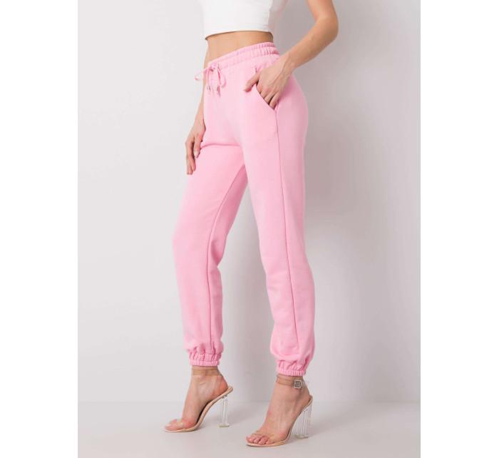 Světle růžové kalhoty Agueda RUE PARIS