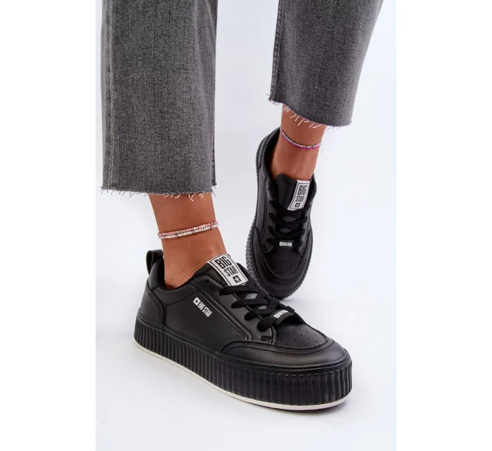 Dámské Tenisky na platformě Big Star Černá Dámské Tenisky na platformě Big Star Černá